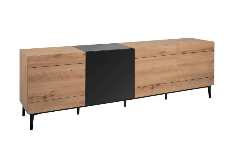 Lowboard   ¦ holzfarben ¦ Maße (cm): B: 200 H: 65 T: 42.0 Kommoden & Sideboards > Lowboards - Möbel Kraft