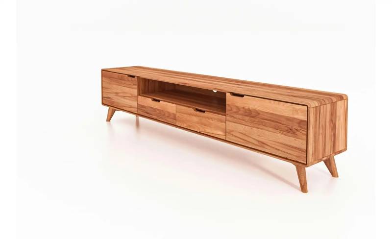 Lowboard   ¦ holzfarben ¦ Maße (cm): B: 220 H: 48 Kommoden & Sideboards > Lowboards - Möbel Kraft