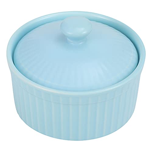 Lurrose Ceramic Bakeware Dish Ramekins for Baking Ceramic Rice Bowl Ceramic Ramekins Baking Cups for Dipping Sauces Ramekin French Onion Soup Bowls