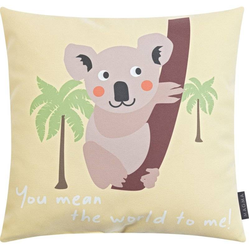 MAGMA Heimtex - Kissen WORLD - Koala - 45 x 45 cm