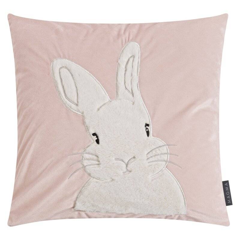 MAGMA Heimtex - Kissenhülle - Bommel - 45 x 45 cm - Rose