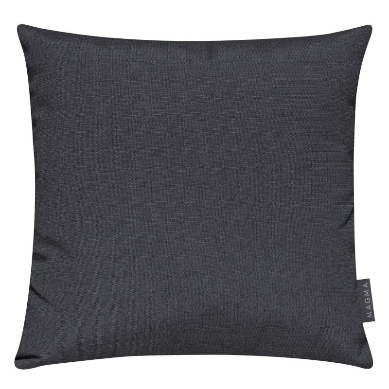 MAGMA Heimtex - Kissenhülle FINO - 40 x 40 cm - Anthrazit - Baumwolle/Polyester