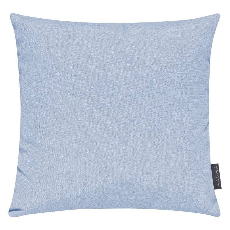 MAGMA Heimtex - Kissenhülle FINO - 40 x 40 cm - Himmelblau - Baumwolle/Polyester