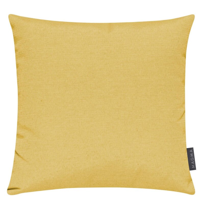 MAGMA Heimtex - Kissenhülle FINO - 40 x 40 cm - sonnengelb - Baumwolle/Polyester