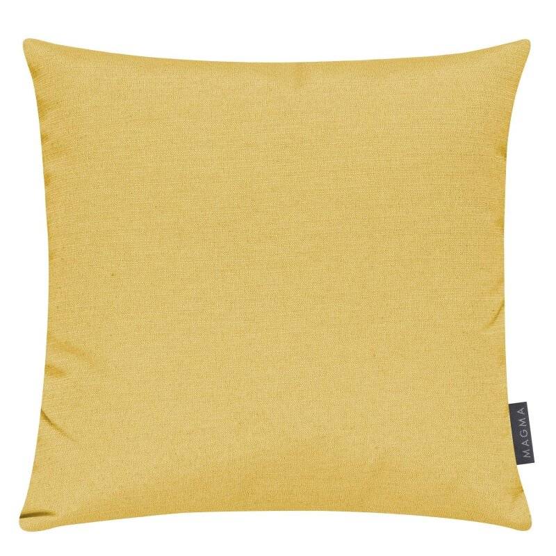 MAGMA Heimtex - Kissenhülle FINO - 40 x 40 cm - sonnengelb - Baumwolle/Polyester