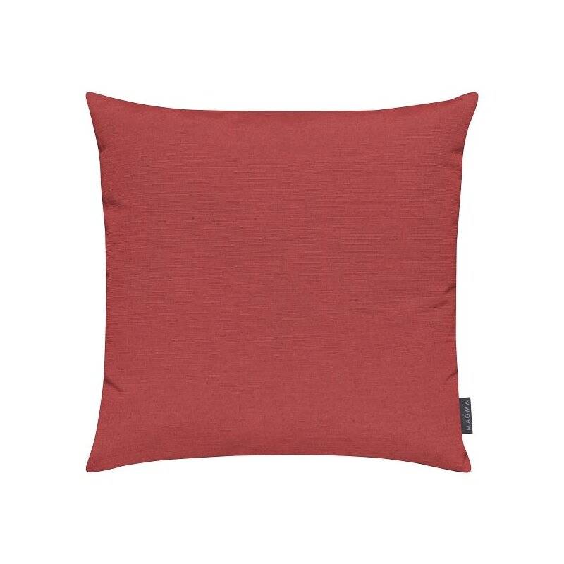 MAGMA Heimtex - Kissenhülle FINO - 50 x 50 cm - Koralle - Baumwolle/Polyester