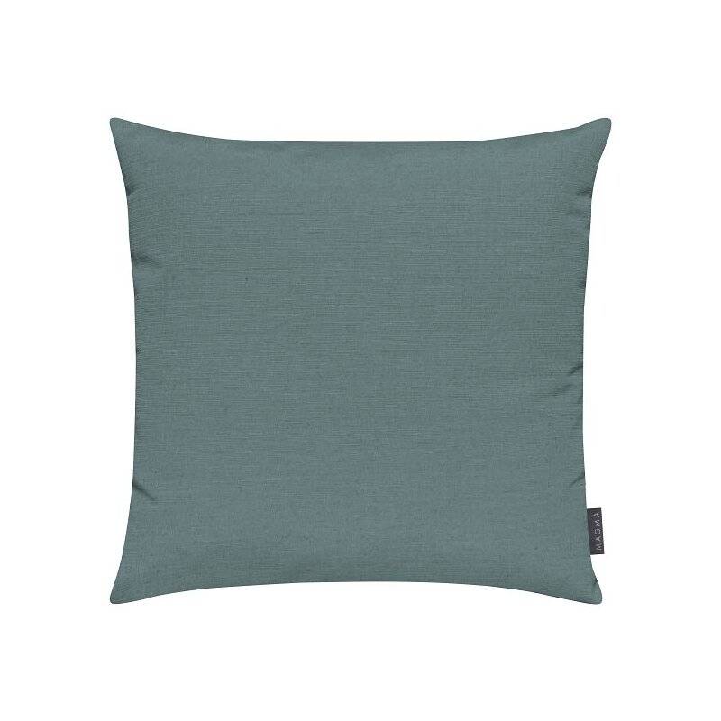 MAGMA Heimtex - Kissenhülle FINO - 50 x 50 cm - Petrol - Baumwolle/Polyester