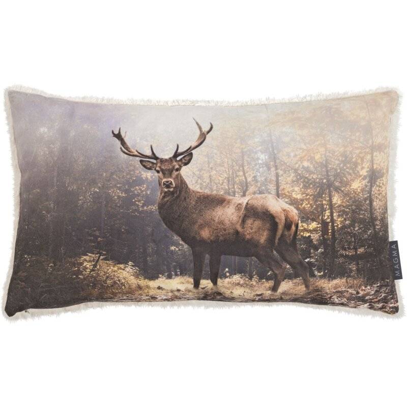 MAGMA Heimtex - Kissenhülle - Hirsch - 30 x 50 cm