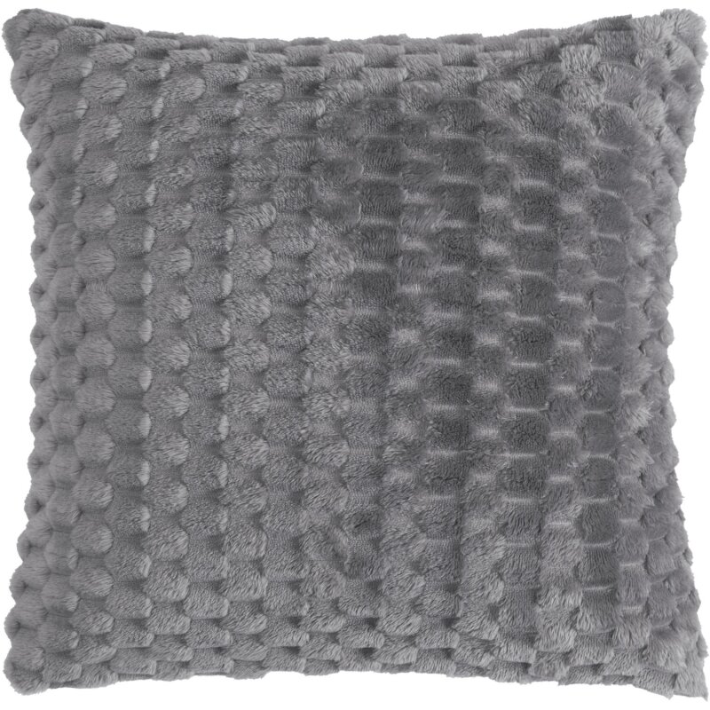 MAGMA Heimtex - Kissenhülle - KALIMA - 45x45 cm - mittelgrau