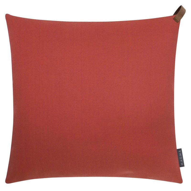 MAGMA Heimtex - Kissenhülle Korfu - mit RV - Terracotta - 50 cm x 50 cm MAGMA Heimtex - Kissenhülle Korfu - mit RV - Terracotta - 50 cm x 50 cm