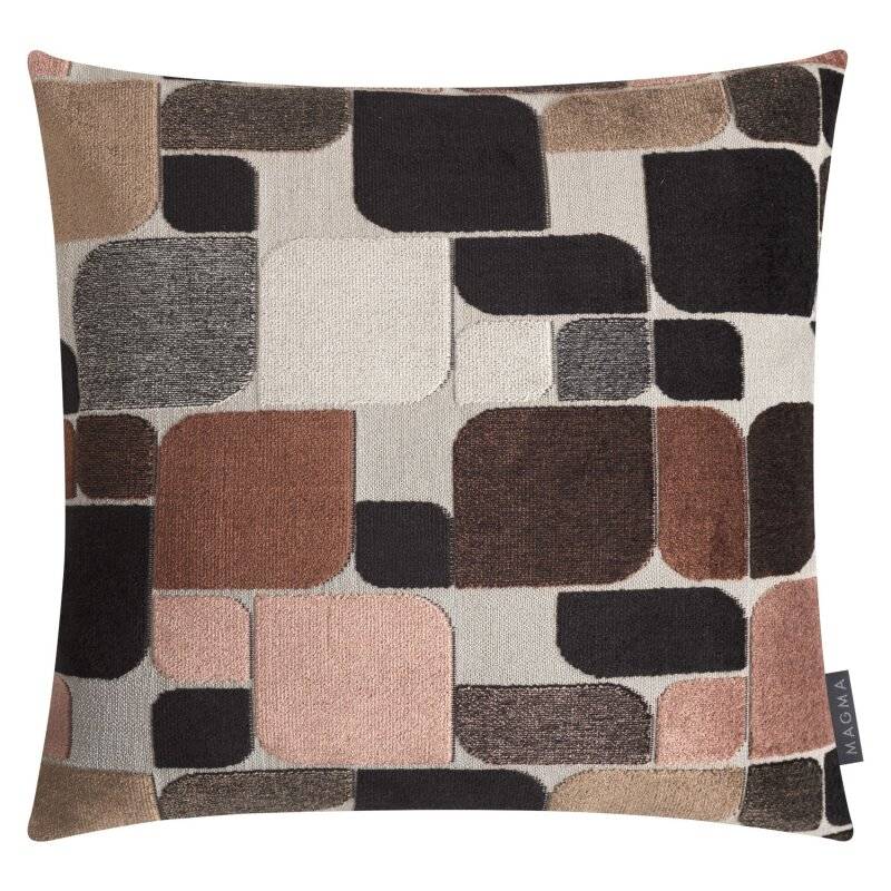 MAGMA Heimtex - Kissenhülle - OKIRO - 45x45 cm - schwarz