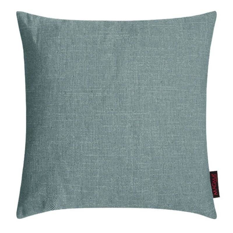 MAGMA Heimtex - Kissenhülle RIVA - 40 x 40 cm - Petrol - Baumwolle/Polyester