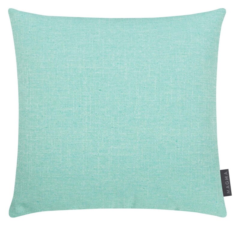 MAGMA Heimtex - Kissenhülle RIVA - 40 x 40 cm - Türkis - Baumwolle - Polyester