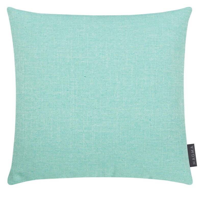 MAGMA Heimtex - Kissenhülle RIVA - 40 x 40 cm - Türkis - Baumwolle - Polyester