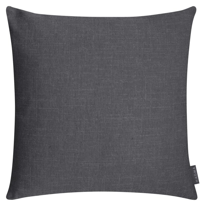 MAGMA Heimtex - Kissenhülle RIVA - 50 x 50 cm - Anthrazit - Baumwolle/Polyester MAGMA Heimtex - Kissenhülle RIVA - 50 x 50 cm - Anthrazit - Baumwolle/Polyester