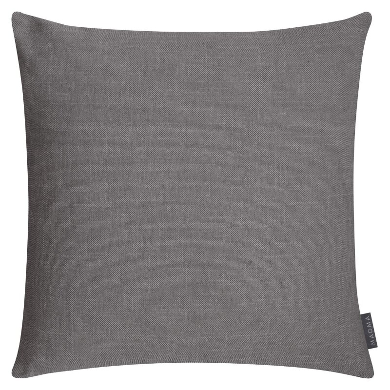 MAGMA Heimtex - Kissenhülle RIVA - 50 x 50 cm - mittelgrau - Baumwolle/Polyester MAGMA Heimtex - Kissenhülle RIVA - 50 x 50 cm - mittelgrau - Baumwolle/Polyester