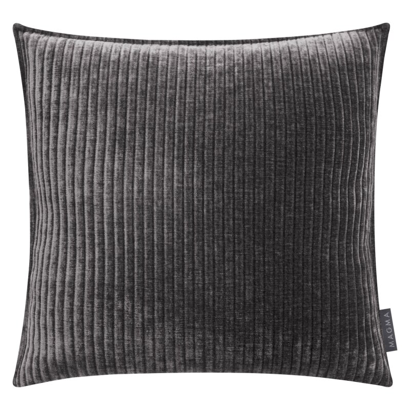 MAGMA Heimtex - Kissenhülle - VIALE - 45x45 cm - anthrazit