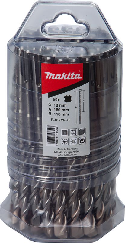 MAKITA SDS-VPLUS-Bohrers.12x160 50St. (B-46573-50) von MAKITA-Zubehör