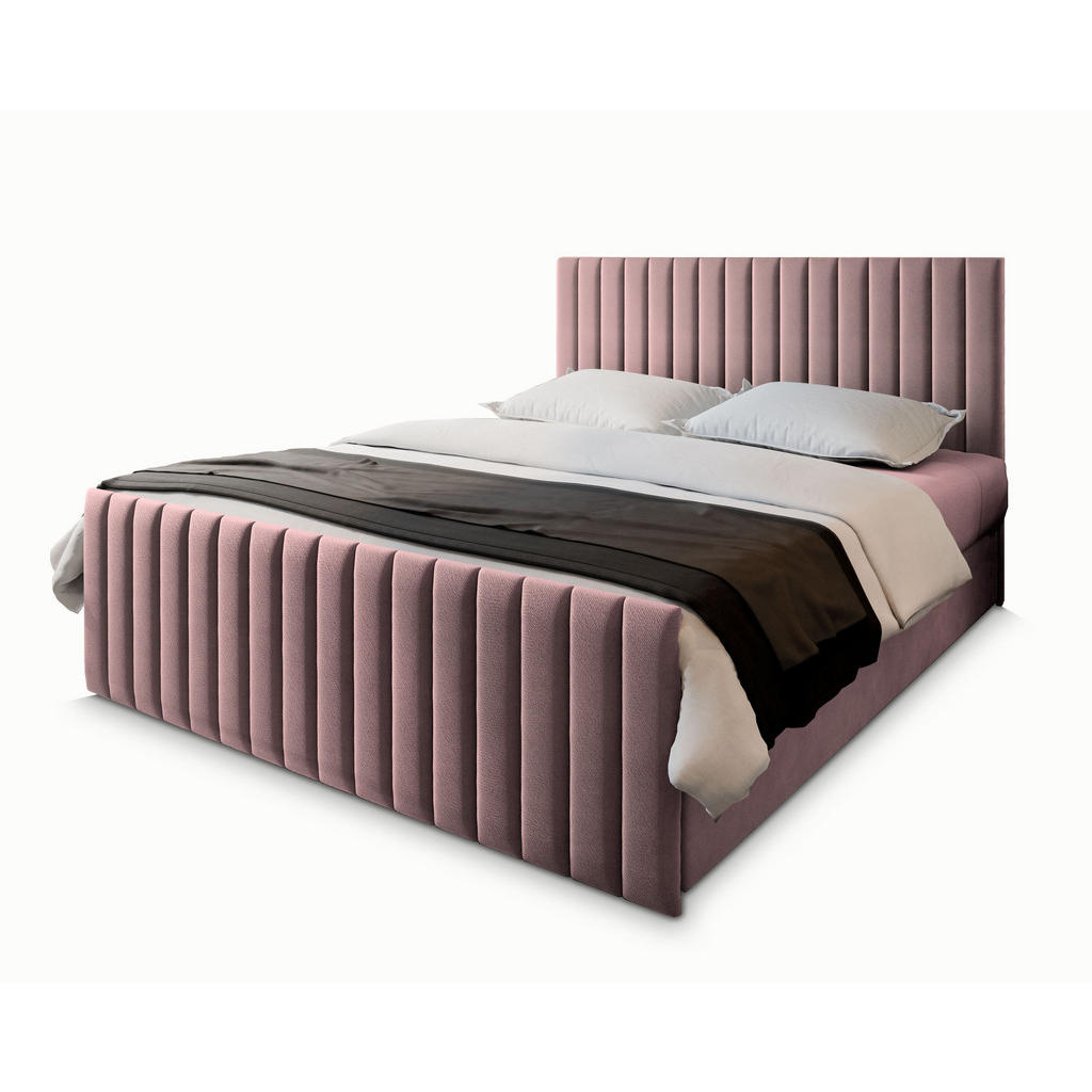 Masseno Boxbett, Rosa, Holz, 140x200 cm, Schlafzimmer, Betten, Boxspringbetten Masseno Boxbett, Rosa, Holz, 140x200 cm, Schlafzimmer, Betten, Boxspringbetten von MASSENO