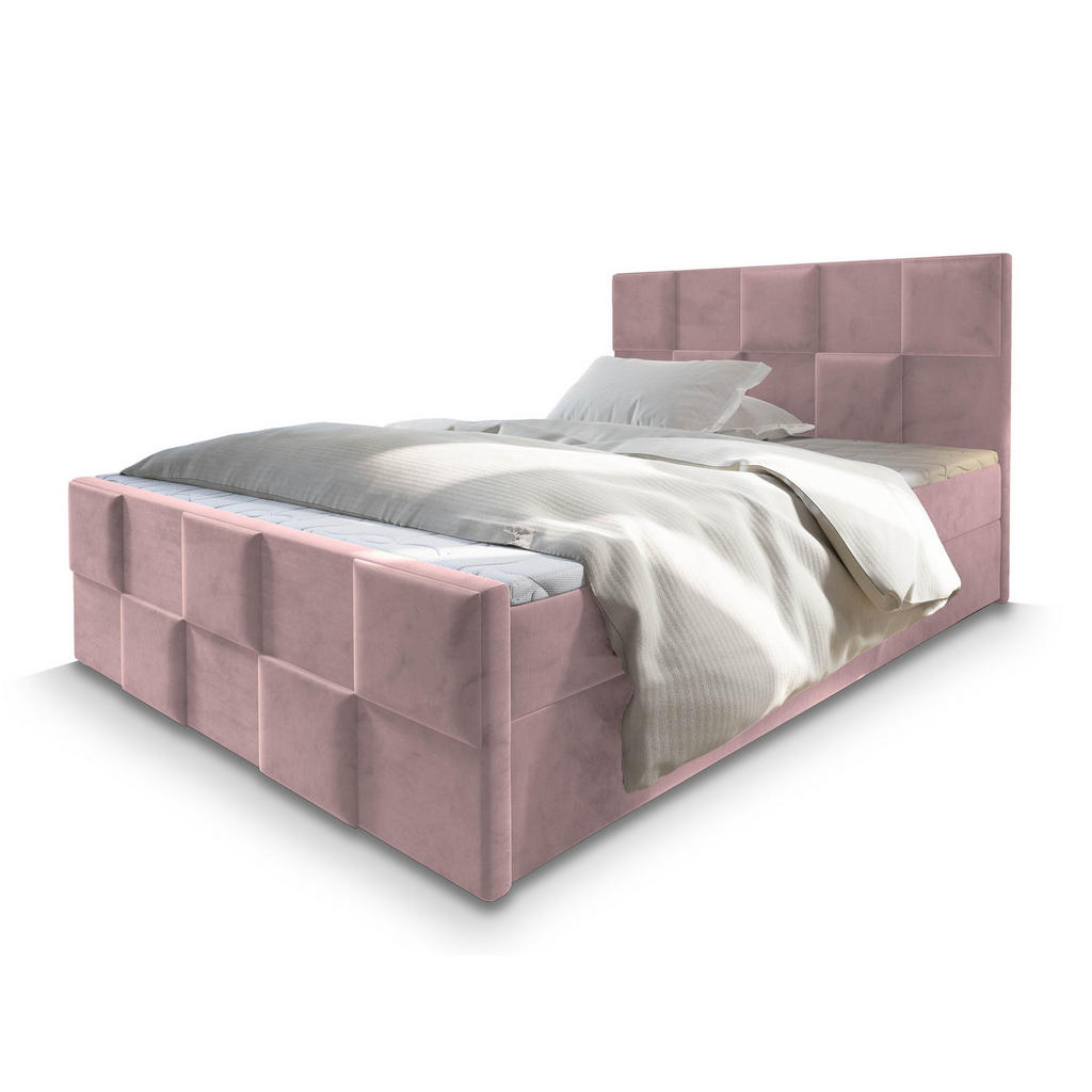 Masseno Boxbett, Rosa, Holz, H2 + H3, 160x200 cm, Schlafzimmer, Betten, Boxspringbetten Masseno Boxbett, Rosa, Holz, H2 + H3, 160x200 cm, Schlafzimmer, Betten, Boxspringbetten von MASSENO