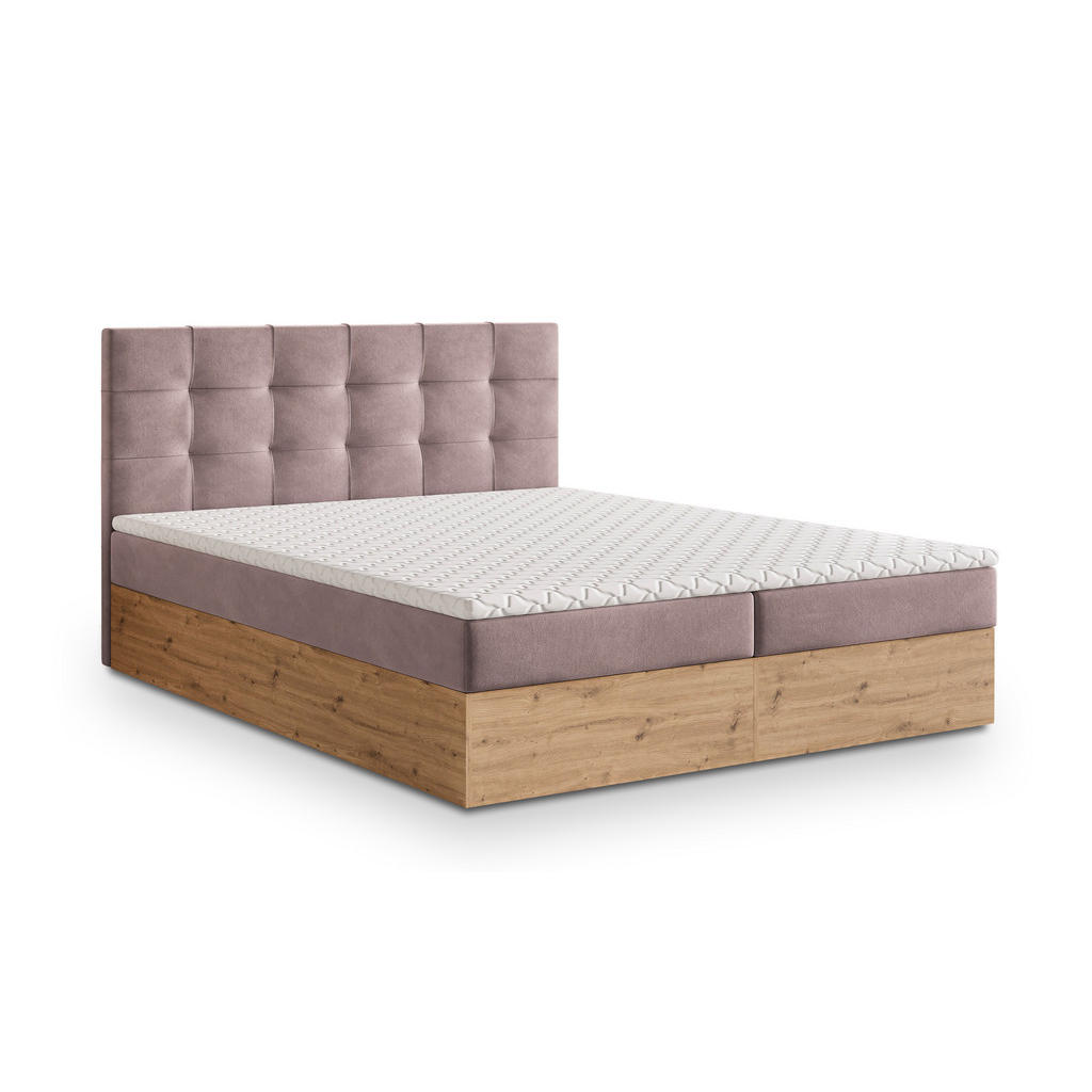 Masseno Boxbett, Rosa, Holz, 160x200 cm, Schlafzimmer, Betten, Boxspringbetten Masseno Boxbett, Rosa, Holz, 160x200 cm, Schlafzimmer, Betten, Boxspringbetten von MASSENO
