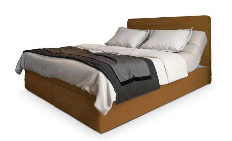 MASSENO Boxbett mit Bettkasten Astor ¦ gelb ¦ Maße (cm): B: 140 H: 98 Betten > Polsterbetten - Höffner