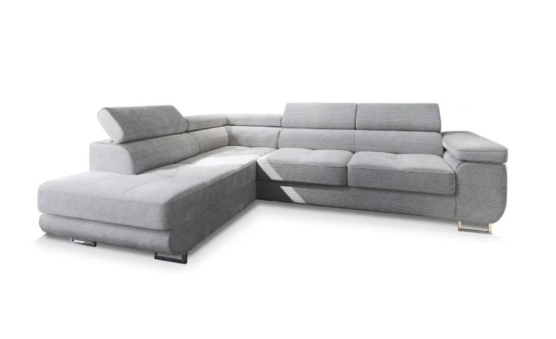 MASSENO Ecksofa mit Schlaffunktion Apiro ¦ grau ¦ Maße (cm): B: 277 H: 90 Polstermöbel > Sofas > Ecksofas - Möbel Kraft