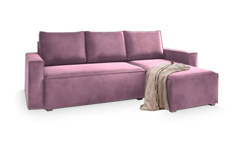 MASSENO Ecksofa mit Schlaffunktion Siles ¦ lila/violett ¦ Maße (cm): B: 230 H: 85 Polstermöbel > Sofas > Ecksofas - Möbel Kraft