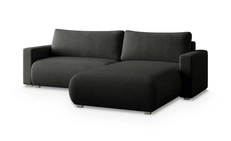MASSENO Ecksofa  Turin  ¦ schwarz ¦ Maße (cm): B: 265 H: 83 Polstermöbel > Sofas > Ecksofas - Höffner
