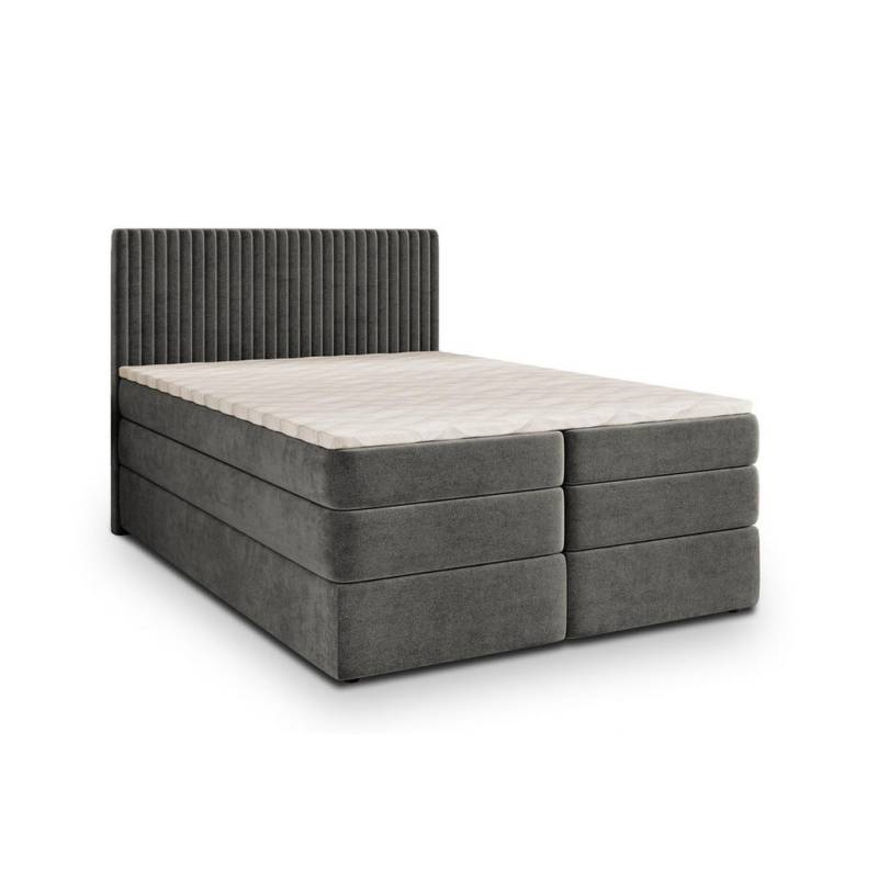 MASSENO BOXSPRINGBETT Grau