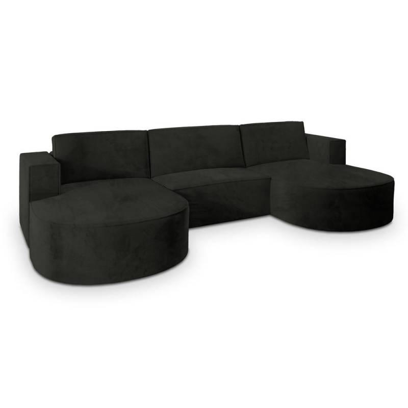 MASSENO WOHNLANDSCHAFT Schwarz