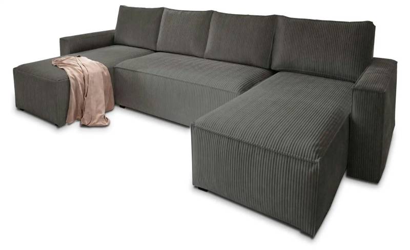 MASSENO Wohnlandschaft  Aspra ¦ grau ¦ Maße (cm): B: 295 H: 85 Polstermöbel > Sofas > Schlafsofas - Höffner