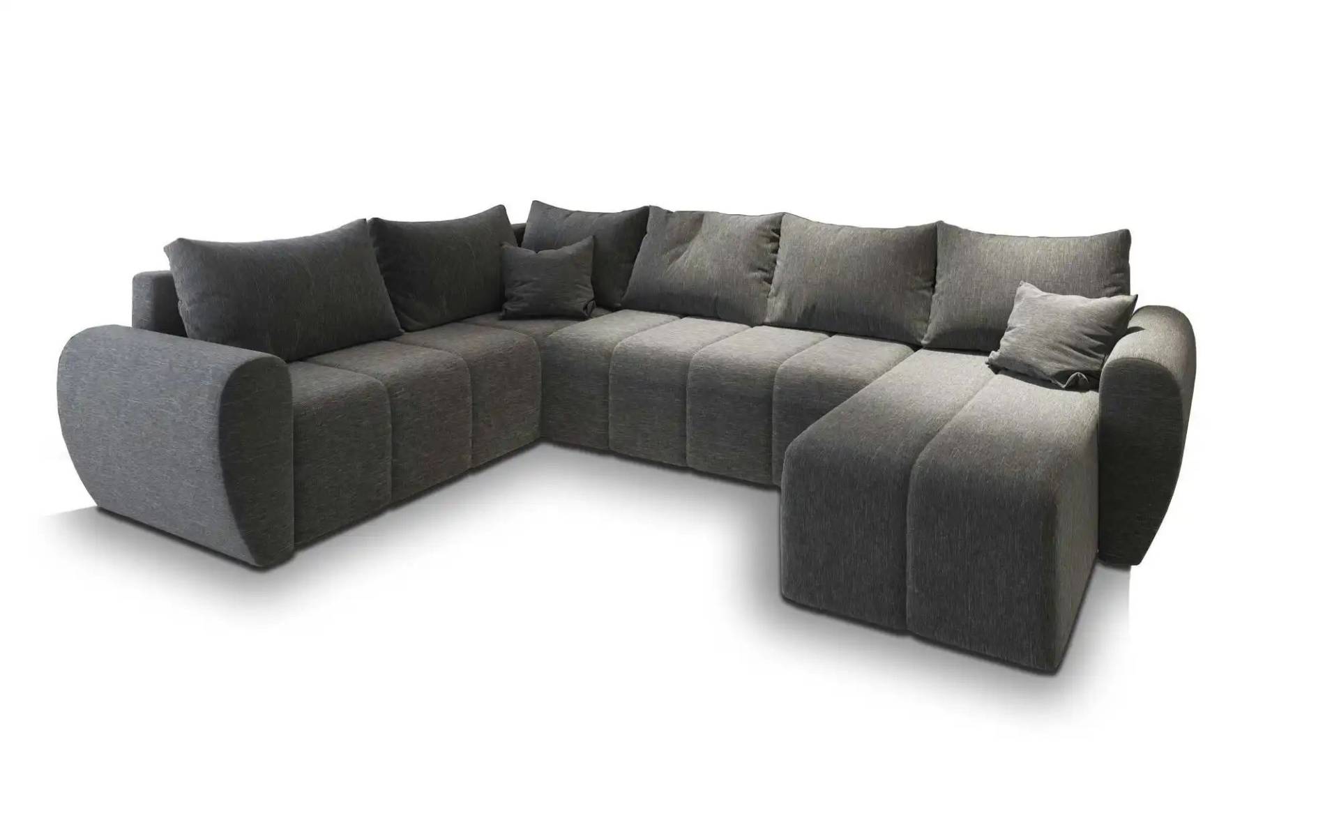 MASSENO Wohnlandschaft  Madison ¦ grau ¦ Maße (cm): B: 303 H: 82 Polstermöbel > Sofas > Schlafsofas - Möbel Kraft