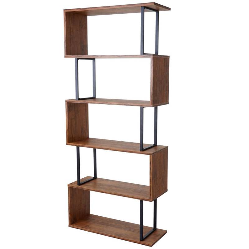 MCW BÜCHERREGAL Braun