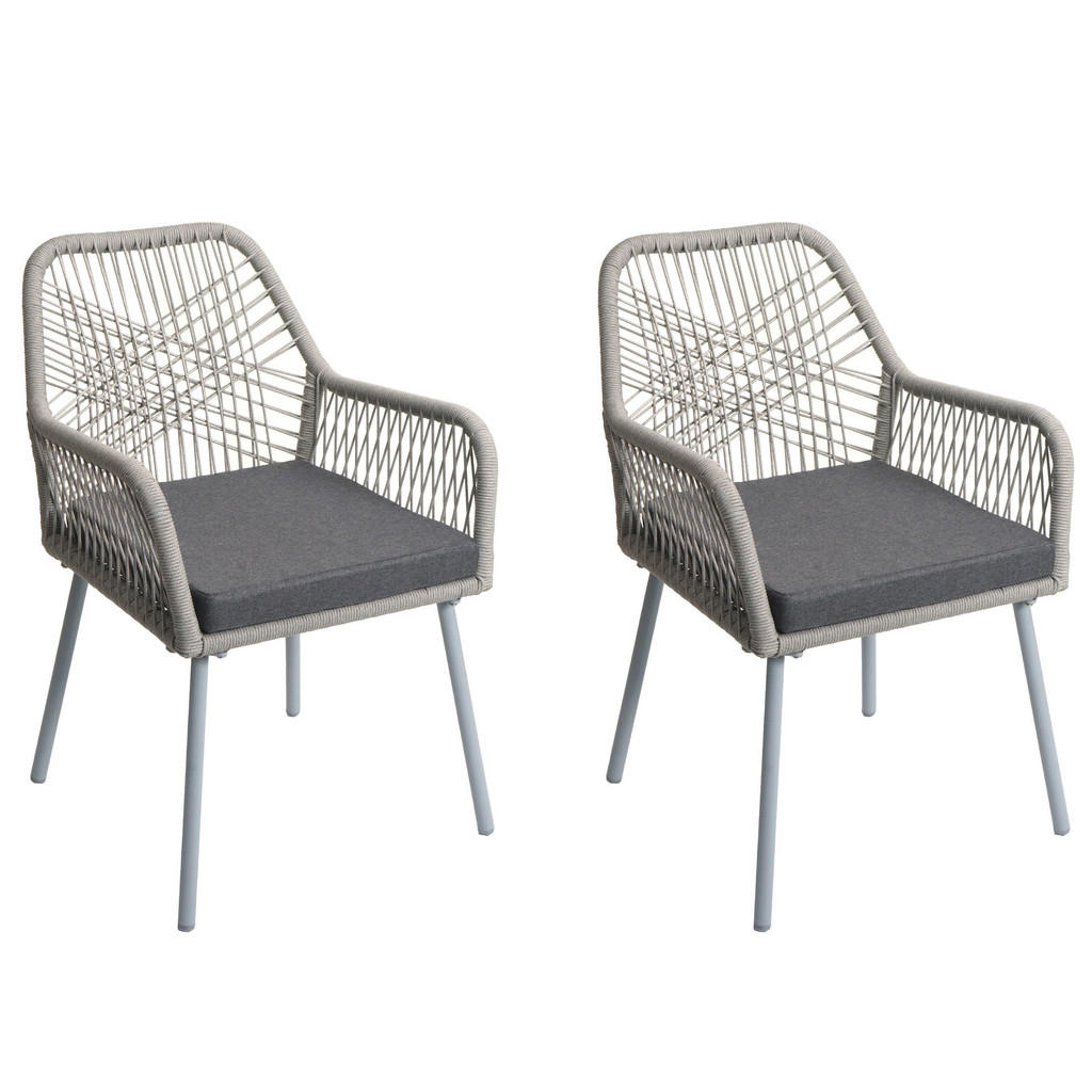 MCW GARTENSTUHL Hellgrau, Grau MCW GARTENSTUHL Hellgrau, Grau