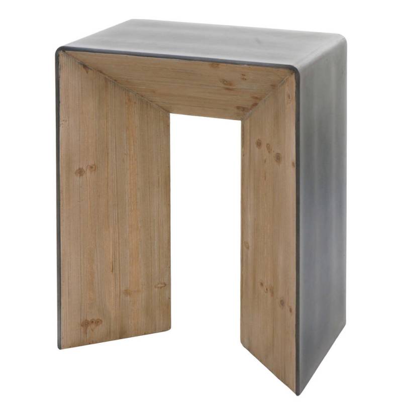MCW KONSOLENTISCH Braun, Silber