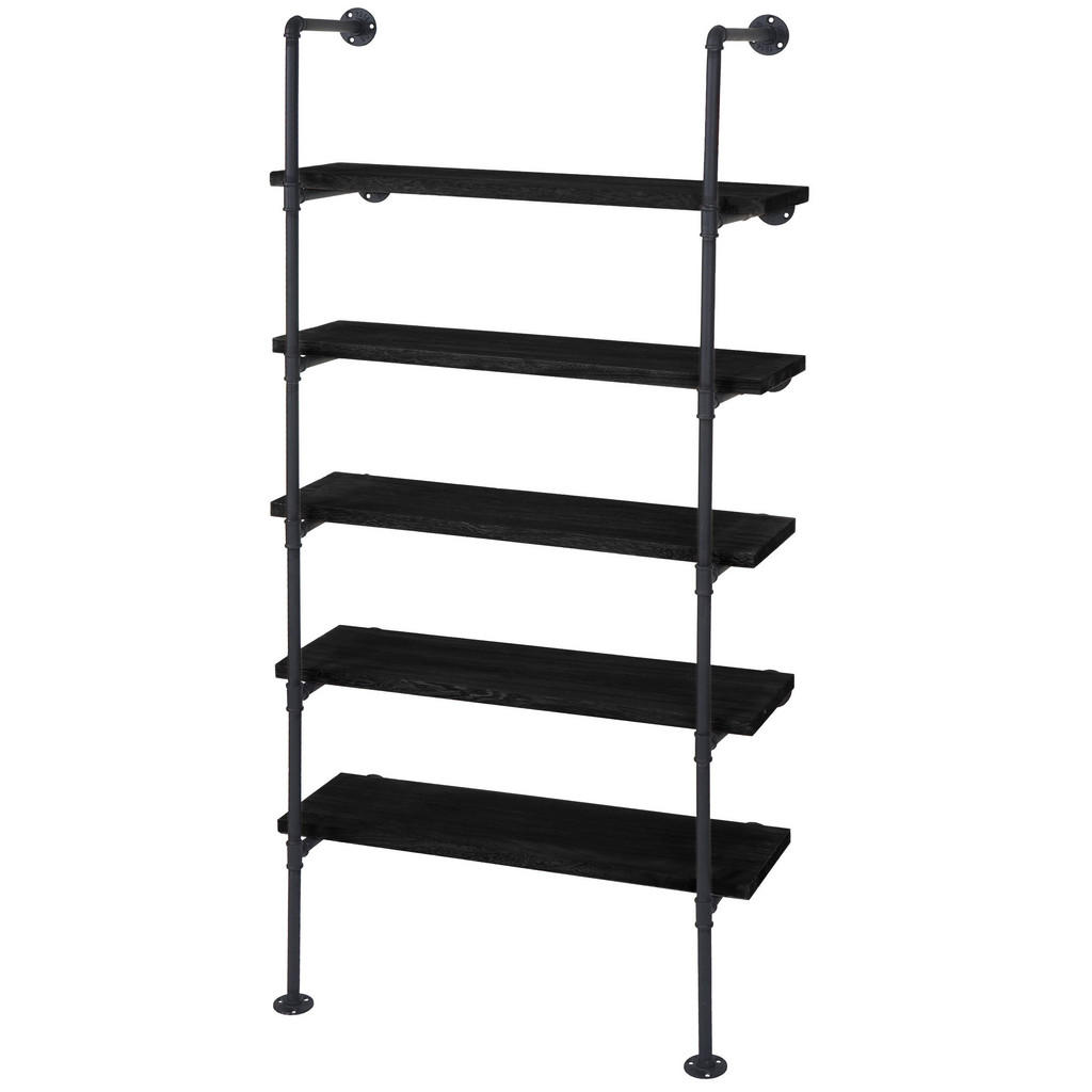 MCW Standregal, Anthrazit, Holz, 80x165x28 cm, Wohnzimmer, Regale, Bücherregale MCW Standregal, Anthrazit, Holz, 80x165x28 cm, Wohnzimmer, Regale, Bücherregale von MCW