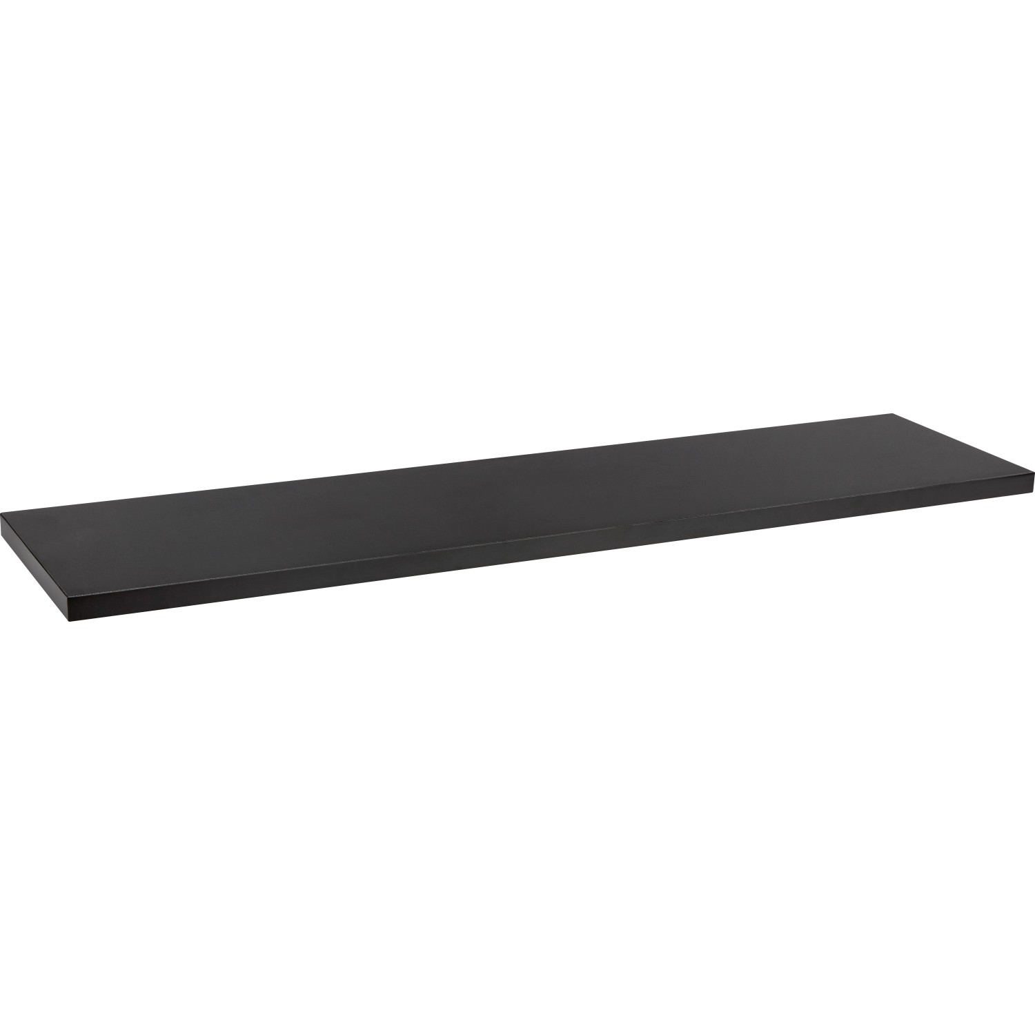 MDF-Wandregal Oldham 1,8 cm x 80 cm x 20 cm Schwarz