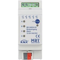MDT technologies Binäreingang 4-fach 2TE REG, 24VAC/DC BE-04024.02 von MDT
