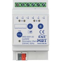 MDT technologies Dimmaktor 2-fach 3TE REG 250W, 230VAC AKD-0201.02 von MDT
