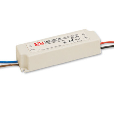 MEAN WELL® LED Trafo, LED Transformator 12V DC Gleichspannung 100 Watt mit Überhitzungsschutz, Kurzschlussschutz und Überlastungsschutz IP67 LxBxH 190 x 50 x 38 mm