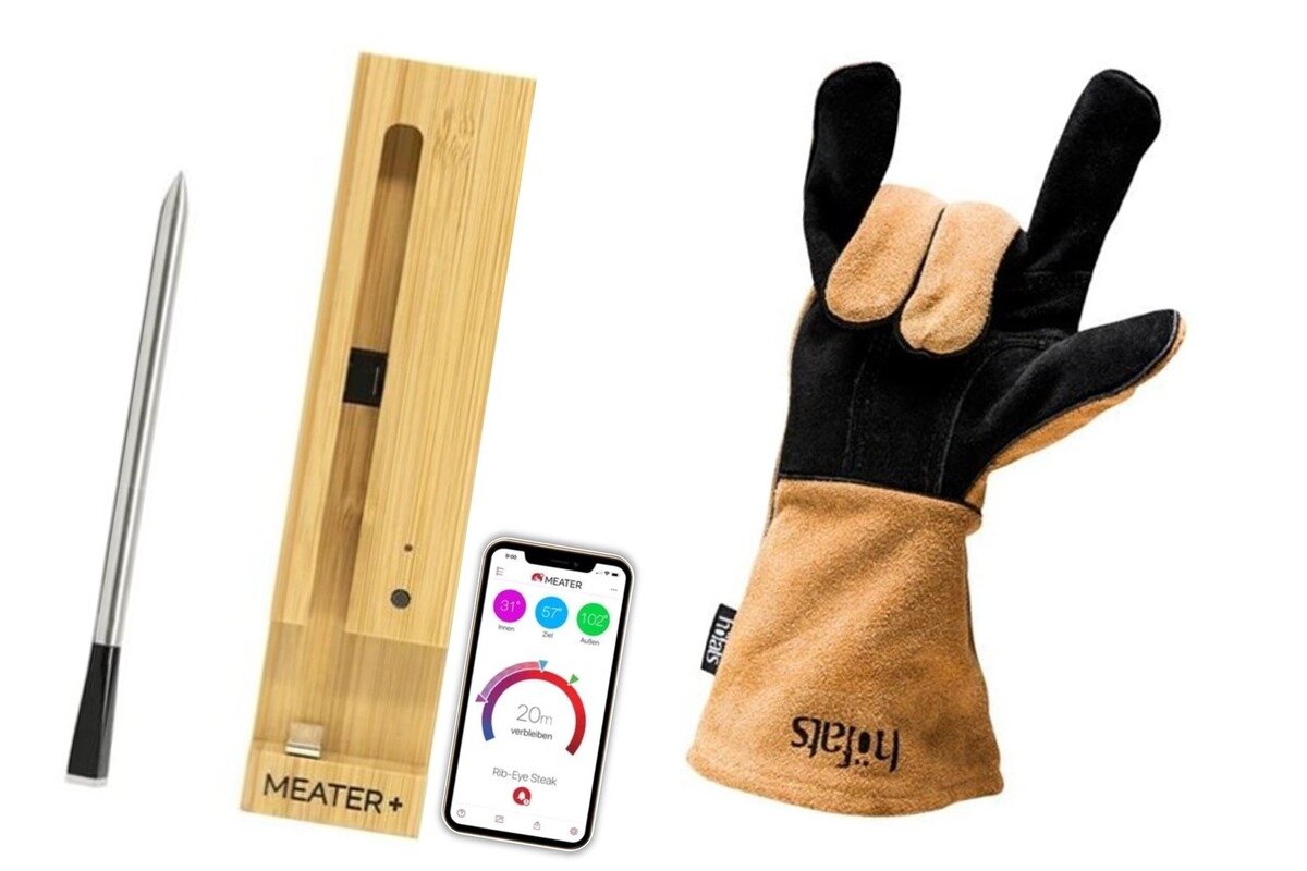 MEATER PLUS + Höfats Tools Handschuhe von Apption Labs GmbH