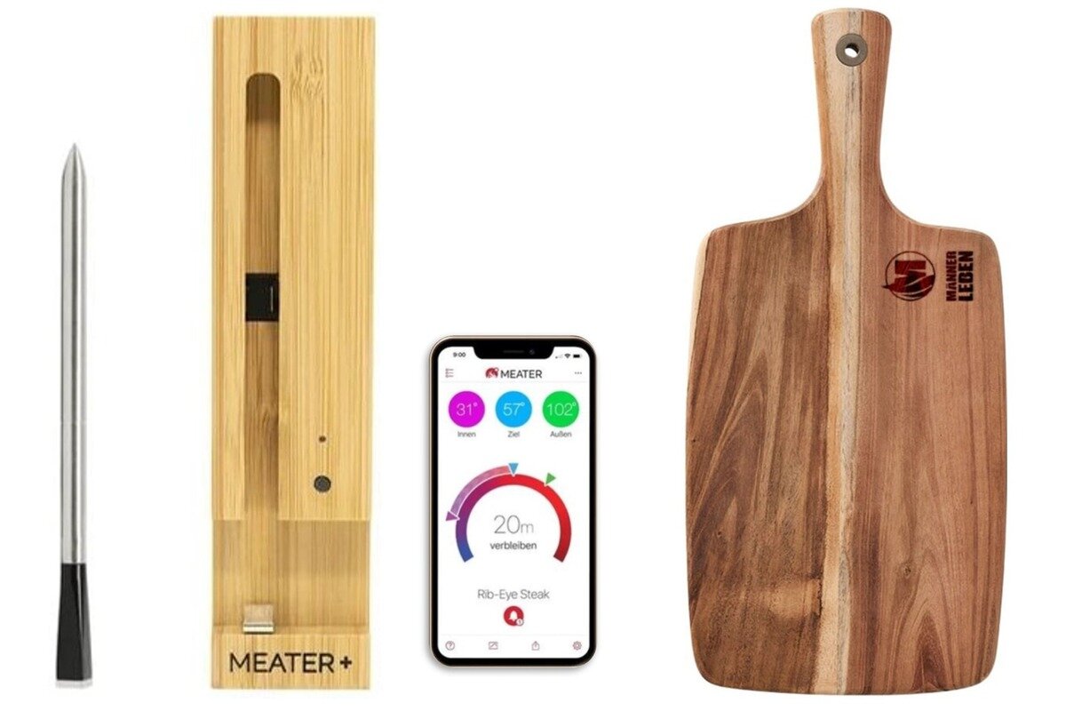 MEATER PLUS + Servier & Schneidebrett von Apption Labs GmbH