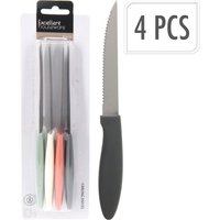 MESSERSET 4er Set unsortiert Schwarz / Weiß / Grün / Rosa Edelstahl Mehrfarbig MESSERSET 4er Set unsortiert Schwarz / Weiß / Grün / Rosa Edelstahl Mehrfarbig