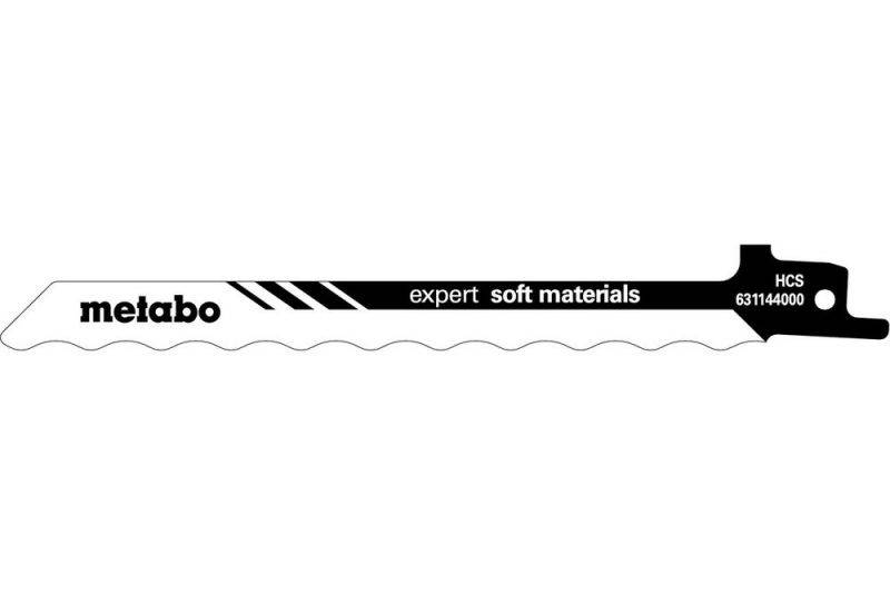 METABO 2 Säbelsägeblätter "expert soft materials" 150 x 1,0 mm, HCS, Messer (631144000) von Metabo Zubehör