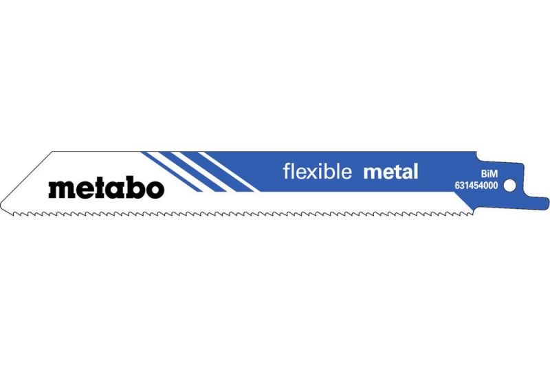 METABO 25 Säbelsägeblätter "flexible metal" 150 x 0,9 mm, BiM, 1,4 mm/ 18 TPI (628251000) von Metabo Zubehör