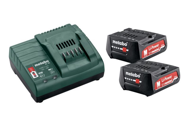 METABO Basis-Set 12V 2 x 2.0 Ah (685300000) von Metabo Zubehör