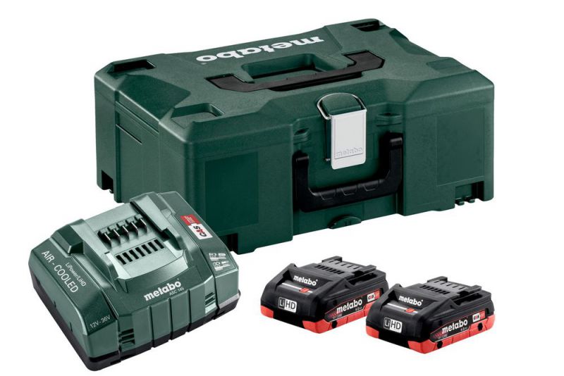 METABO Basis-Set 2 x LiHD 4.0 Ah + Metaloc (685130000) von Metabo Zubehör