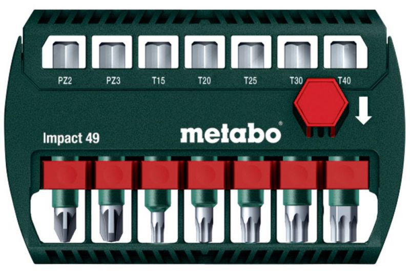 METABO Bit-Box Impact 49 für Bohr- und Schlagschrauber (628850000) von Metabo Zubehör