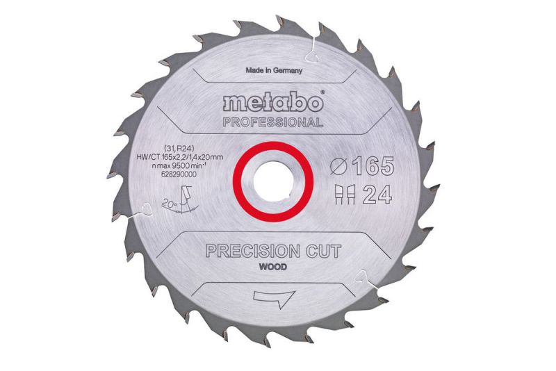 METABO Sägeblatt "precision cut wood - professional", 160x2,2/1,4x20, Z42 WZ 15° (628072000) von Metabo Zubehör